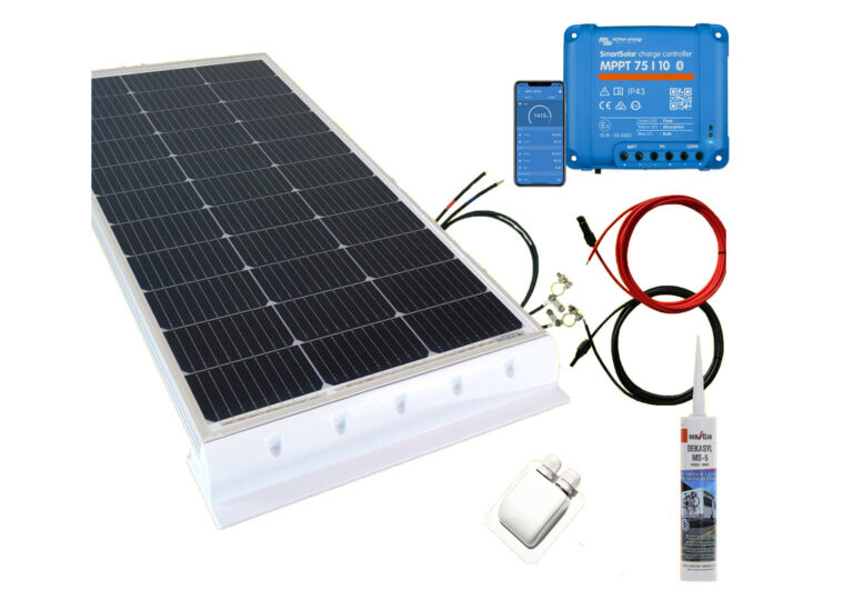 Wohnmobil Solaranlage 100W Victron 75/10 weiss