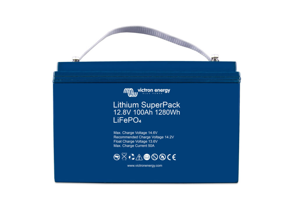 Lithium Batterie 12,8V 100Ah Victron LiFePo4 SuperPack mit BMS