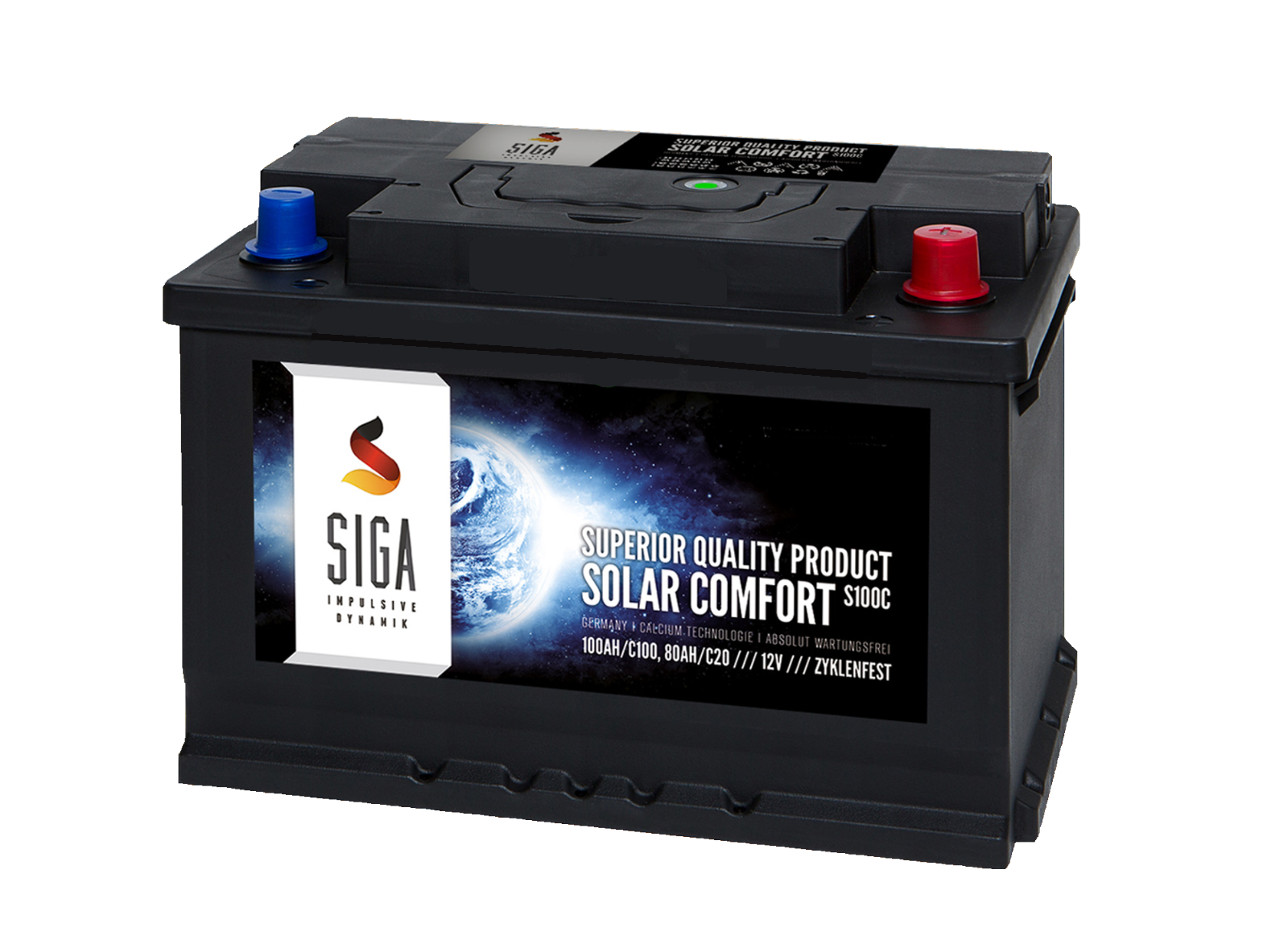Verbraucherbatterie Batterie Solarbatterie 12V 80Ah 