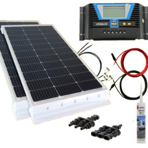 Wohnmobilanlage 200-260W weiß 12V Set