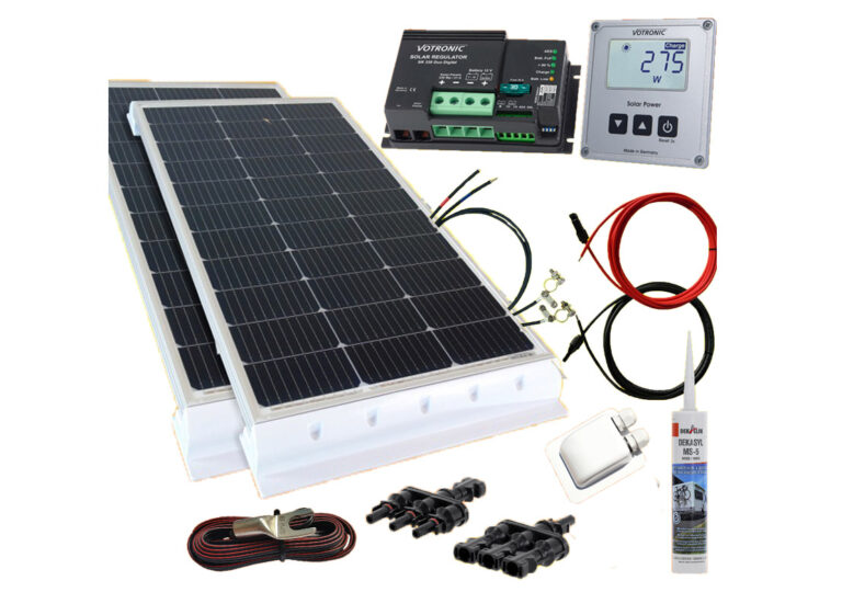 260 Watt Wohnmobil Solaranlage Votronic PWM oder MPPT in weiß
