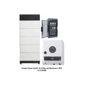 Fronius Symo Gen24 10.0 Plus mit Notstrom + BYD 13.8 (HVM)