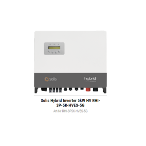 Solis Hybrid Inverter 5kW HV RHI-3P-5K-HVES-5G