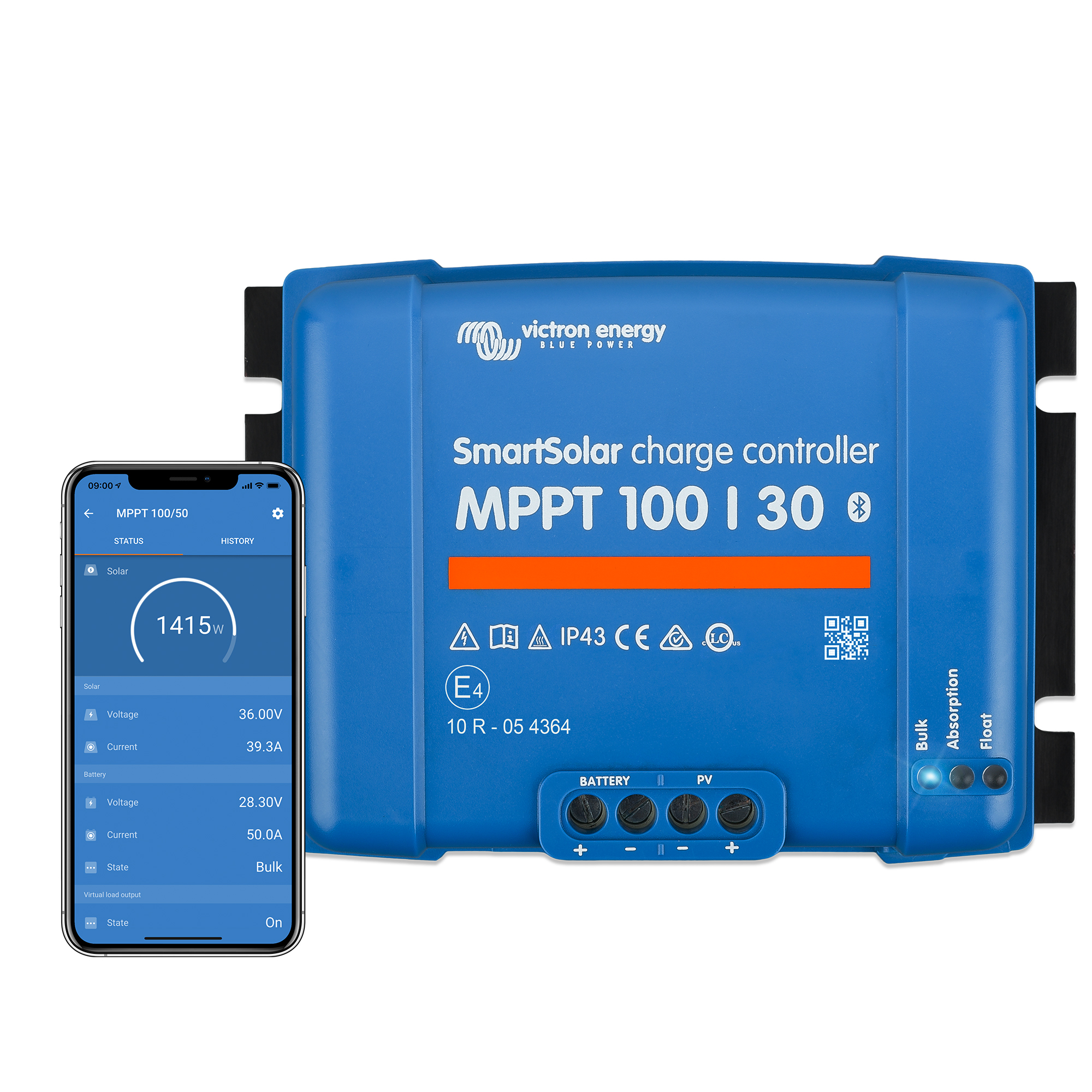 Victron Smartsolar MPPT Laderegler 100/30 30Amper 12 oder 24V inklusiv  Bluetooth online bestellen ☀️