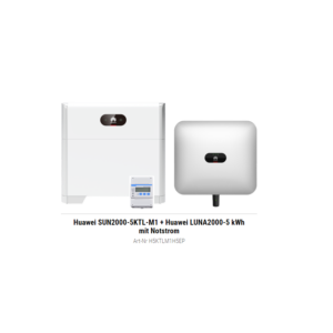 Huawei SUN2000-5KTL-M1 + Huawei LUNA2000-5 kWh mit Notstrom