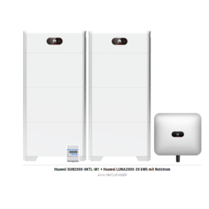 Huawei SUN2000-8KTL-M1 + Huawei LUNA2000-30 kWh mit Notstrom