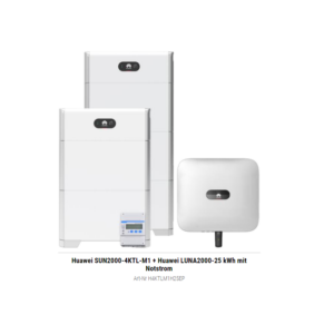 Huawei SUN2000-4KTL-M1 + Huawei LUNA2000-25 kWh mit Notstrom