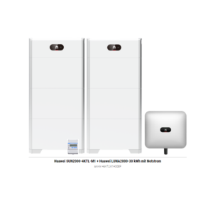 Huawei SUN2000-4KTL-M1 + Huawei LUNA2000-30 kWh mit Notstrom