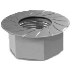K2 Sperrzahnmutter M10, DIN 6923, A2