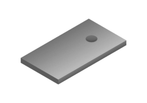 K2 Adapterblech M10 Stockschraube Climber