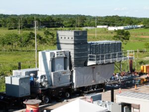 Dunkelflaute, Gasturbine