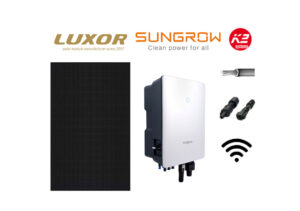Komplettanlage Sungrow Wechselrichter Luxor Solarmodule K2 Montagematerial