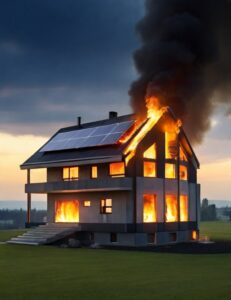 Notabschaltung PV Anlage Titel, Photovoltaik Brandgefahr