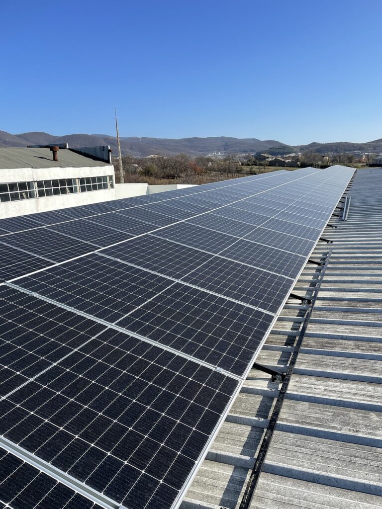 PV Anlage Anmeldung 2024 Titel, Module Abstand