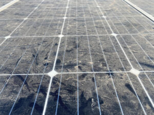 Schmutz, Reinigen Solaranlage