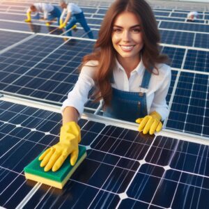 Reinigen Solaranlage