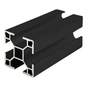 2,00m Standardprofil Aluminium 40x40mm schwarz