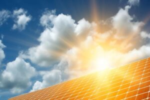 Montageschiene für Photovoltaik, PV-Modul, Sonne