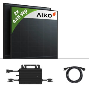 Balkonkraftwerk 800W Hoymiles Wechselrichter Aiko Solarmodule