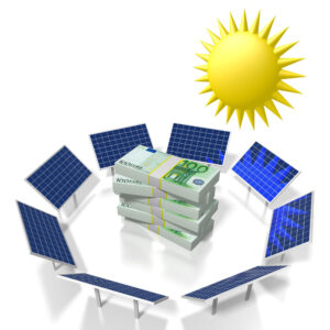 PV Modul senkrechte Montage, Ertrag