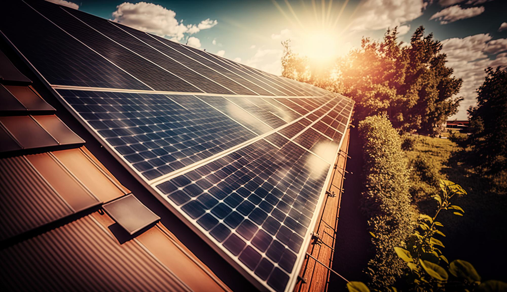 Solaranlage für das Haus Titel