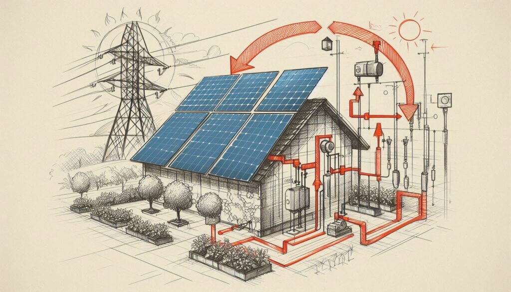 Übersichtsschaltplan PV-Anlage mit Speicher PDF erstellen - Wie geht