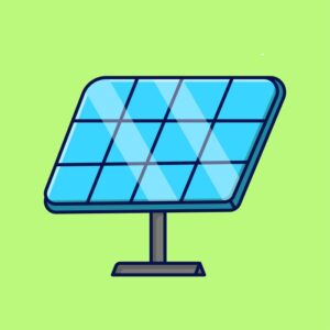 Solar Panel Nachführung einachsig