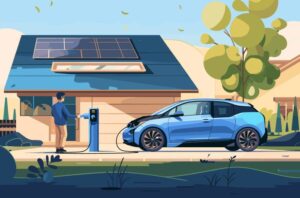 Mini PV-Anlage e-Auto laden