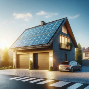 Solarzellen Garage