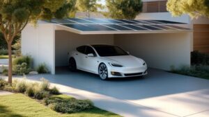 Solar Carport mit Speicher