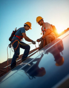 Seilsicherungssystem, Photovoltaik Gerüst Pflicht