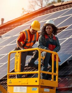 Photovoltaik Gerüst Pflicht