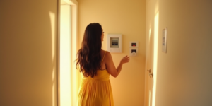 Digitaler Stromzähler ablesen mit Photovoltaik