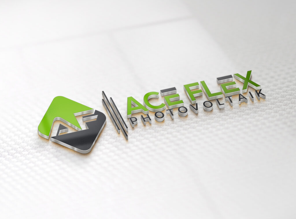 AceFlex Logo weiß, Photovoltaik Firmen Osnabrück
