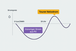 PV negative Strompreise 2025