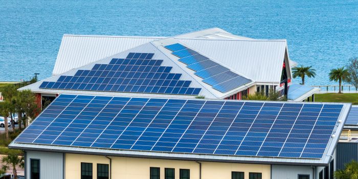 Photovoltaik auf Garagendach Abstand zum Nachbarn Titel