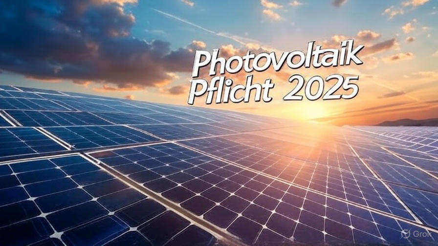 Photovoltaik Pflicht ab 2025 Titel
