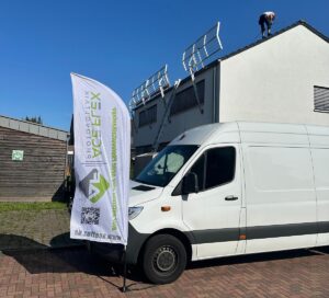 Montagefirmen Photovoltaik Titel, AceFlex Fahne