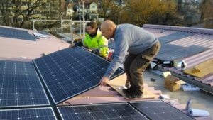 PV-Montage, Transport, PV Panel Installation