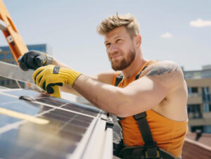 Montage, Photovoltaik Module klein