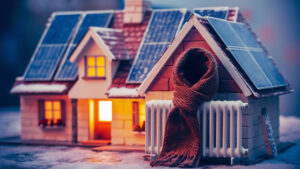 Heizung, Winter, Solarstrom speichern ohne Batterie