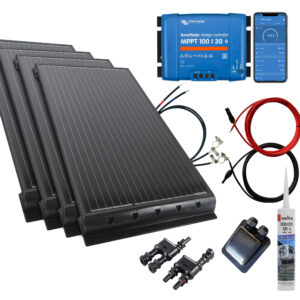 Wohnmobil Solaranlage 520 Watt Set Victron 100/30 Bluetooth Smart App schwarz
