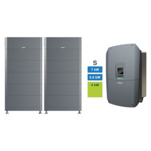 KOSTAL PLENTICORE S G3 7.0 + HELIVOR 12.8 Doppelturm mit Ersatzstrom – Speicherpaket (Wechselrichter + 2 Batterietürme)