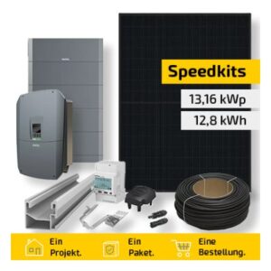 PV-Anlage mit Speicher 13,16 kWp + 12,8 kWh – 28× DMEGC Infinity RT 470 Wp + KOSTAL PLENTICORE M G3, Komplettset Ziegeldach