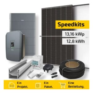 PV-Anlage mit Speicher 13,16 kWp + 12,8 kWh – 28× Trina Vertex S+ 470 Wp + KOSTAL PLENTICORE M G3, Komplettset Ziegeldach