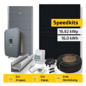 PV-Anlage mit Speicher 16,92 kWp + 16,0 kWh – 36× DMEGC Infinity RT 470 Wp + KOSTAL PLENTICORE L G3, Komplettset Ziegeldach