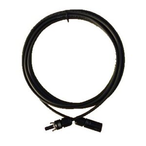 3m Solarkabel 4mm² schwarz Solarstecker beidseitig montiert