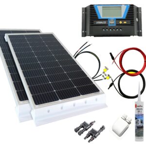 260 Watt Wohnmobil 12V Set schwarz